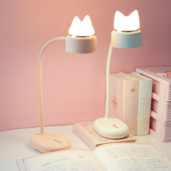 Kawaii Katzenohren aufladbare Tischlampe