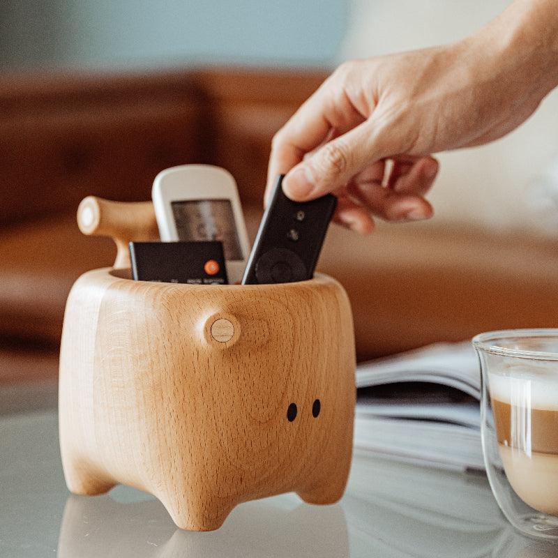 Stockage multifonction | Organisation de bureau, support de télécommande, porte-stylo, stockage de clés, cadeau de décoration de pot de plante