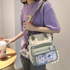 Joli sac à dos à bandoulière de style japonais