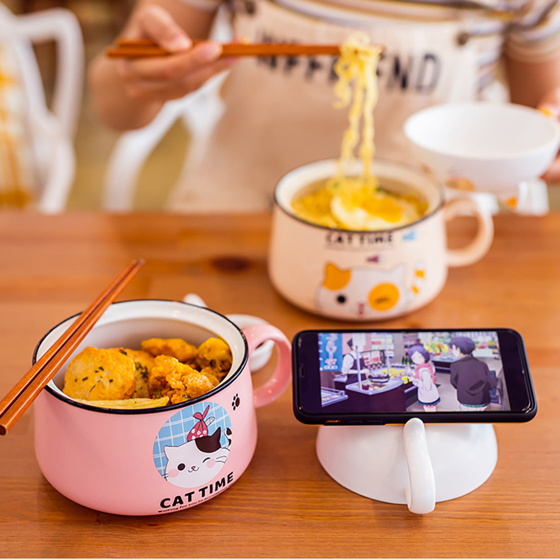 Cute Kitty Ceramic Bowl