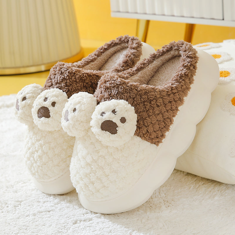 Cute Cat Paw Knit Slipper