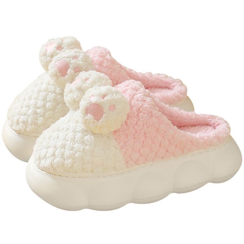 Cute Cat Paw Knit Slipper