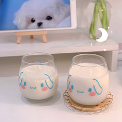 Cute Bunny Glass Cup