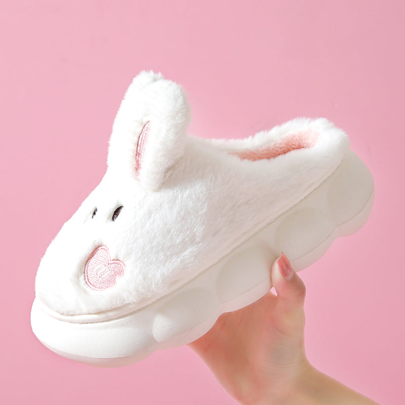 Cute Rabbit Plush Slipper