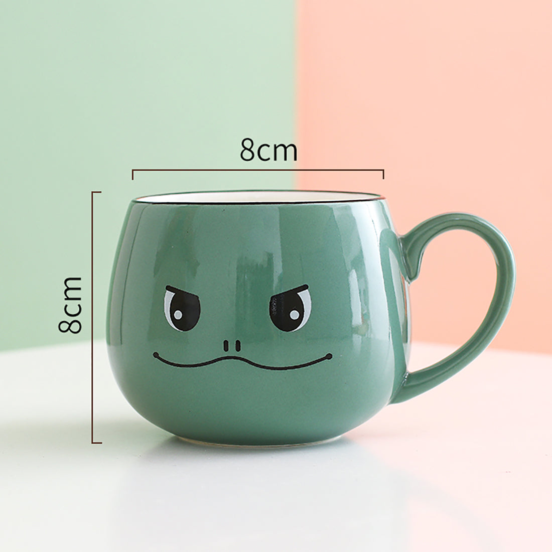 Tasse en céramique de poussin de grenouille d'ours de lapin de dessin animé mignon