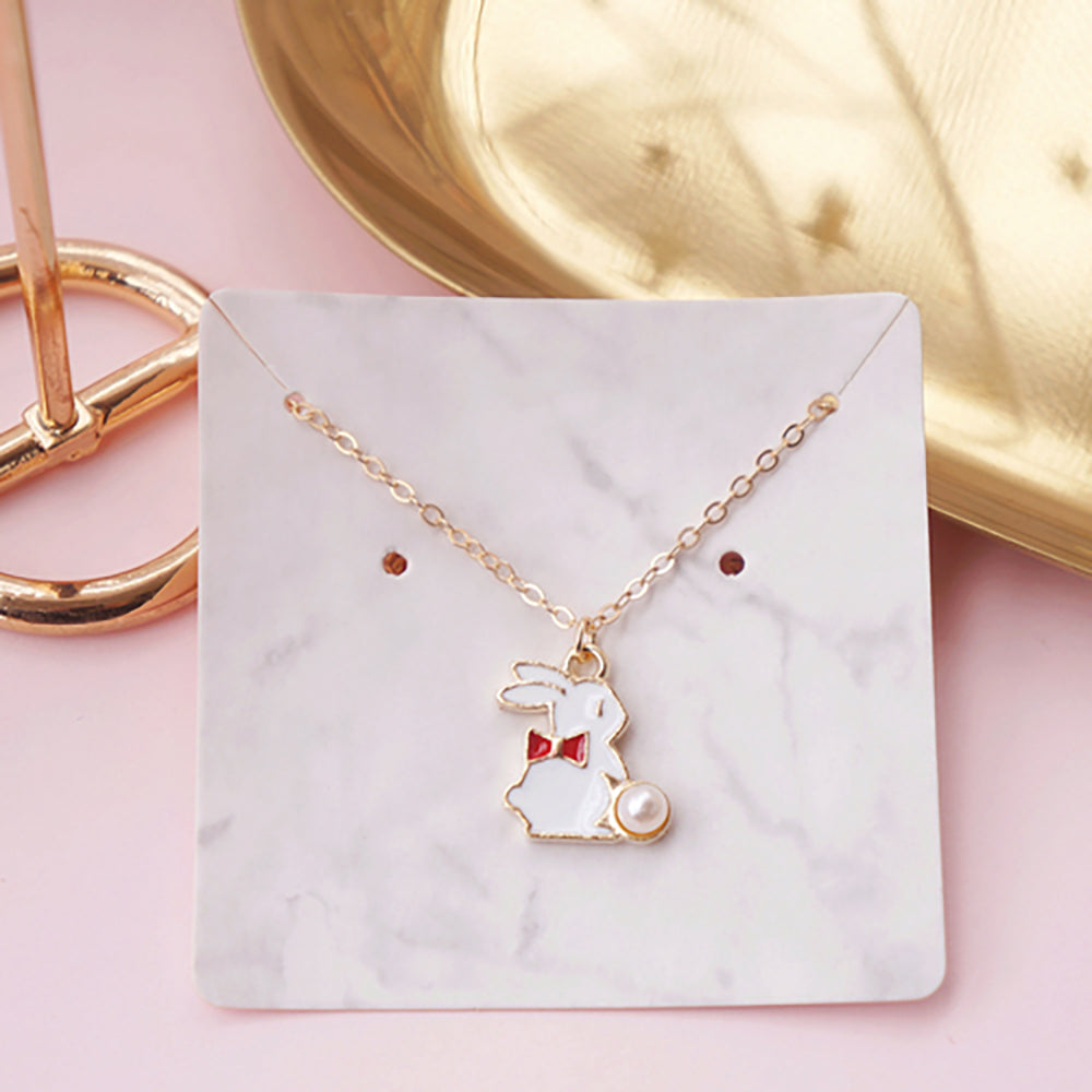 Collier chaîne pendentif lapin mignon