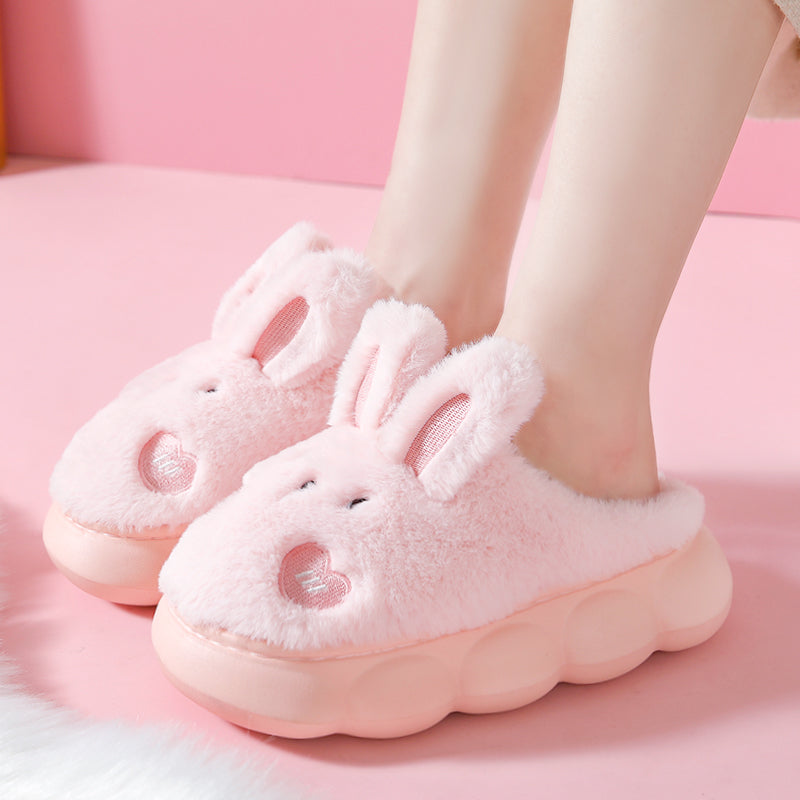 Cute Rabbit Plush Slipper