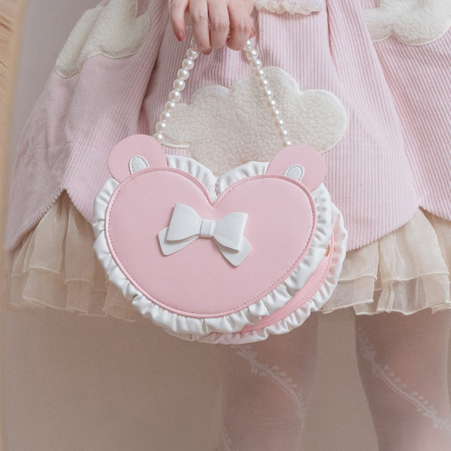 Simpatica borsa a tracolla Bowknot Lolita