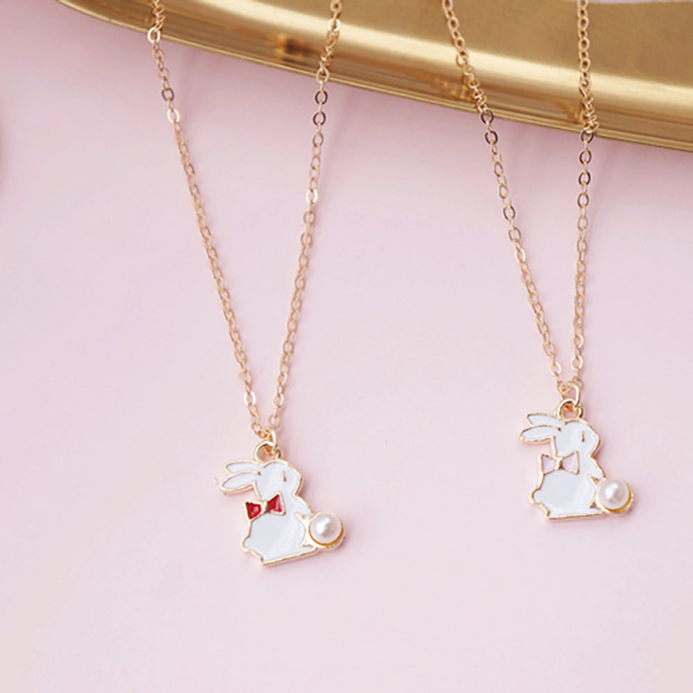 Collier chaîne pendentif lapin mignon