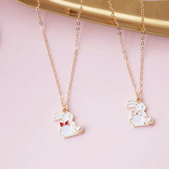 Cute Rabbit Pendant Chain Necklace