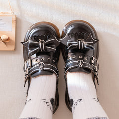 Chaussures à plateforme style marin Lolita