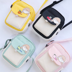 Cute Mini Canvas Crossbody Bag