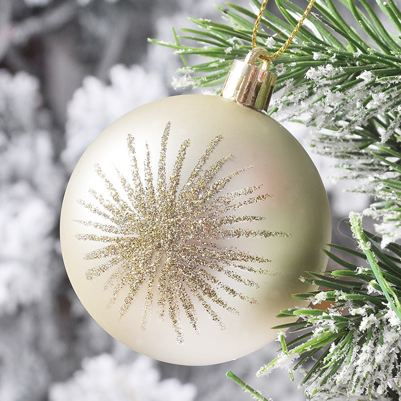 Hausmalerei Weihnachtsüberzugspaket Christbaumschmuck Weihnachtskugelset