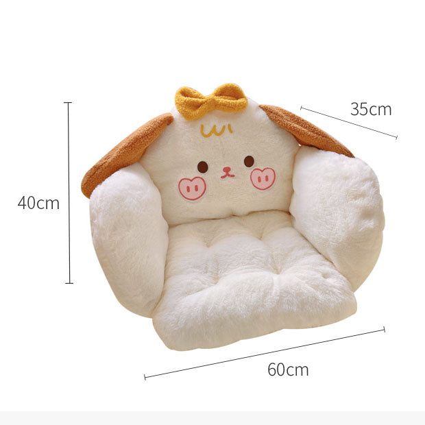 Cute Kitty Puppy Cartoon Plush Cushion