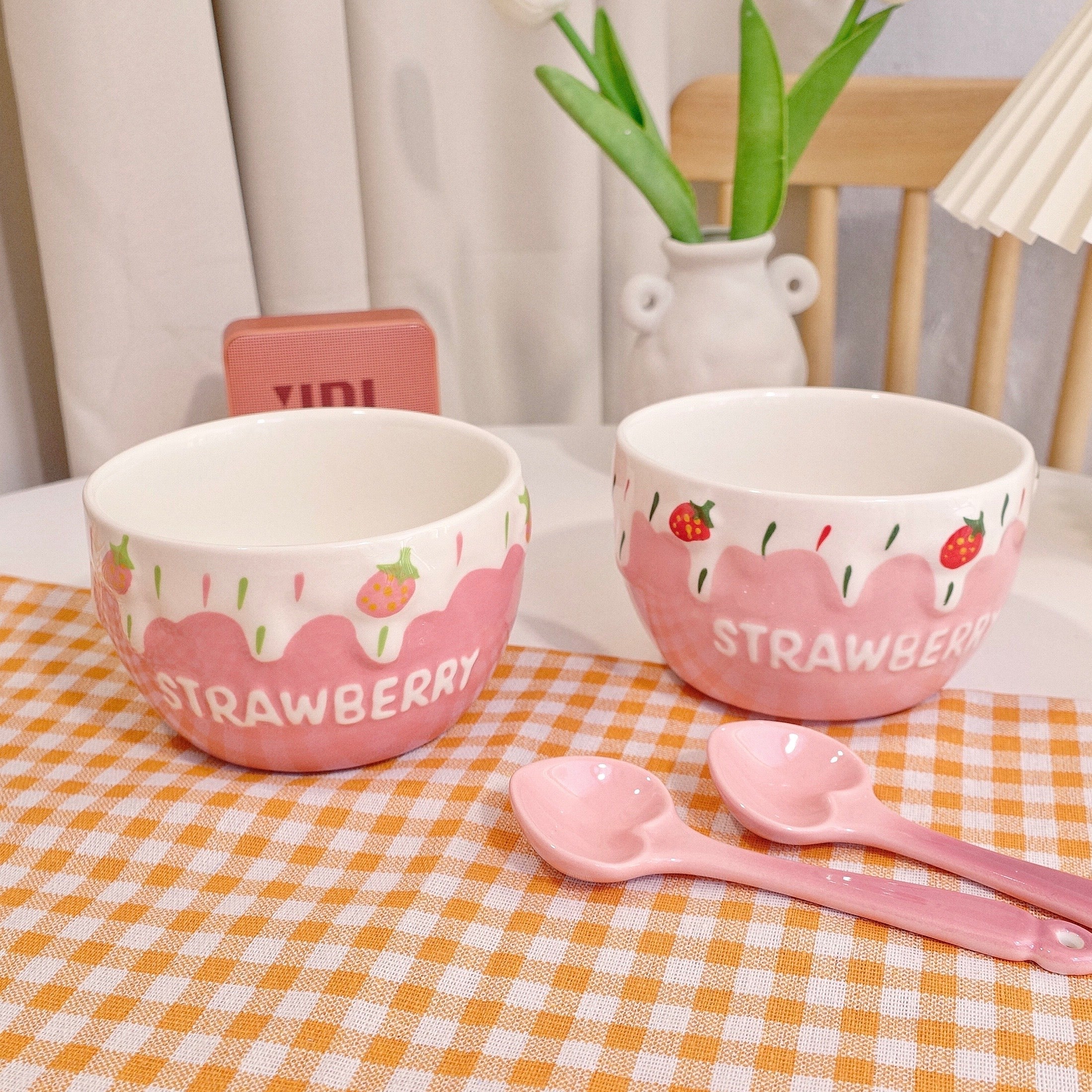 Cute Strawberry Bowls