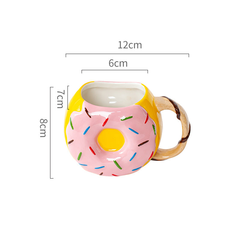 Donut-Keramikbecher