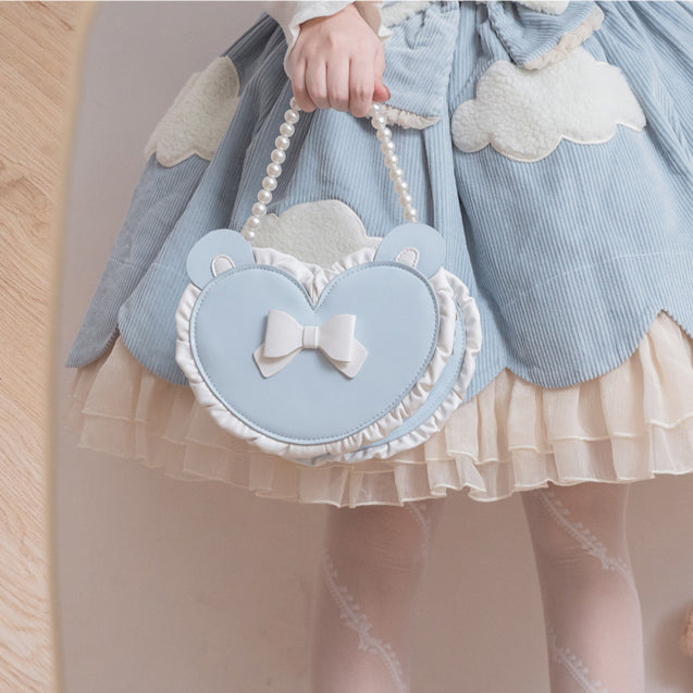 Simpatica borsa a tracolla Bowknot Lolita