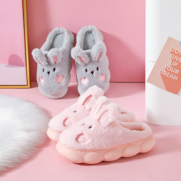 Cute Rabbit Plush Slipper