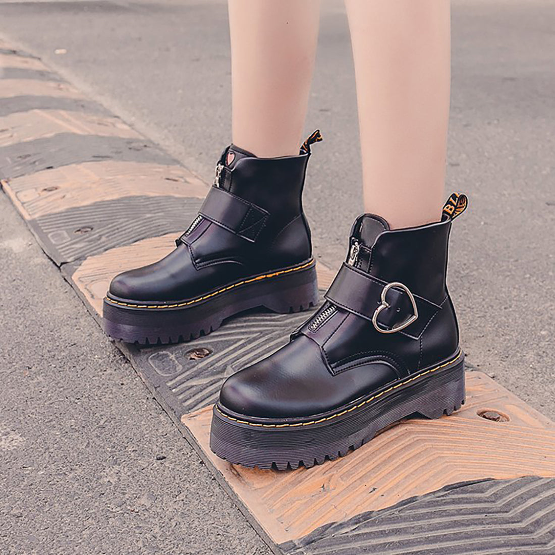 Sweet Heart High Platform Ankle Boots