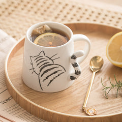 Katze-Druck-Keramik-Tasse