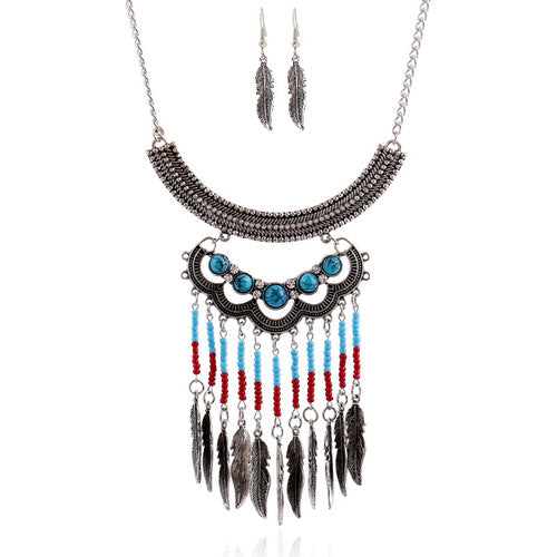 Ethnic Style Tibetan Short Clavicle Necklace, Neck Chain, Collar