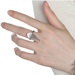 Netter Quallen-Ring-Halsketten-Armband-Ohrring-HEARTZCORE