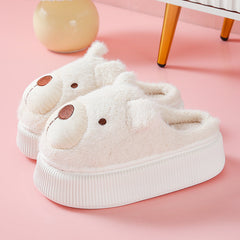 Pantoufle en peluche ours mignon