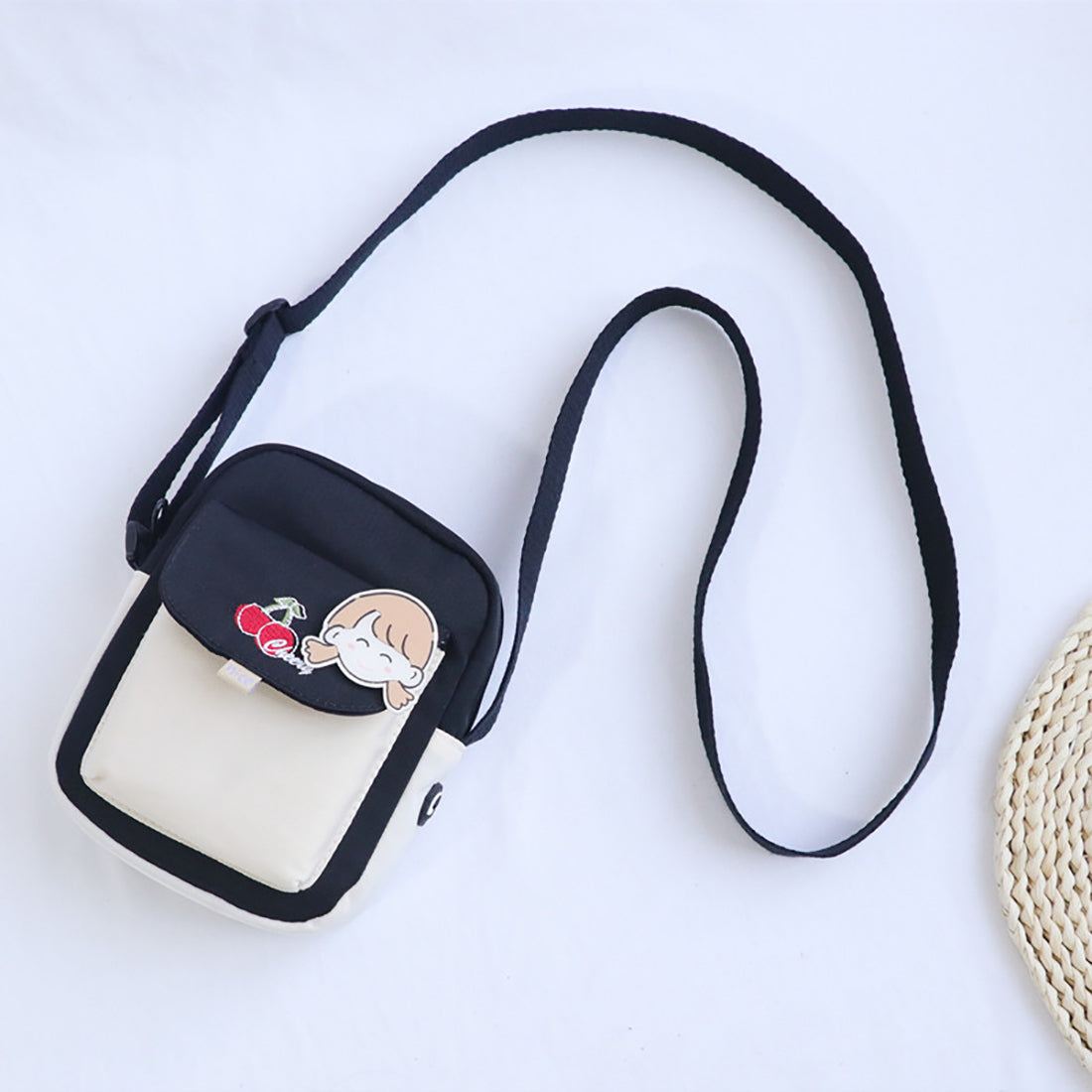 Cute Mini Canvas Crossbody Bag