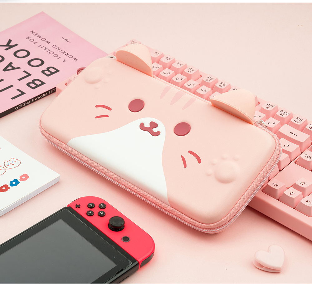 Corgi und Cat Ears Nintendo Switch Schutzhülle