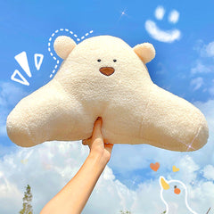 Oreiller mignon de coussin de dos d'ours