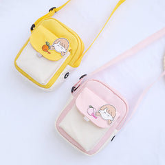 Cute Mini Canvas Crossbody Bag