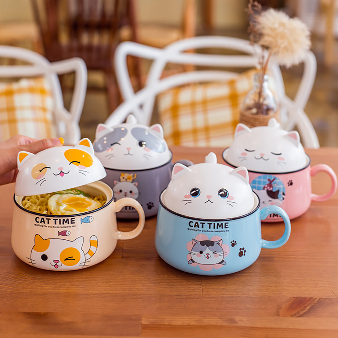 Cute Kitty Ceramic Bowl