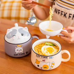 Cute Kitty Ceramic Bowl