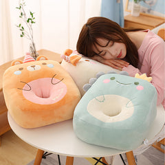 Coussins en peluche carrés Comfy Animals Donuts