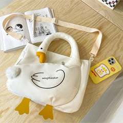 Cute Canvas Goose Bag