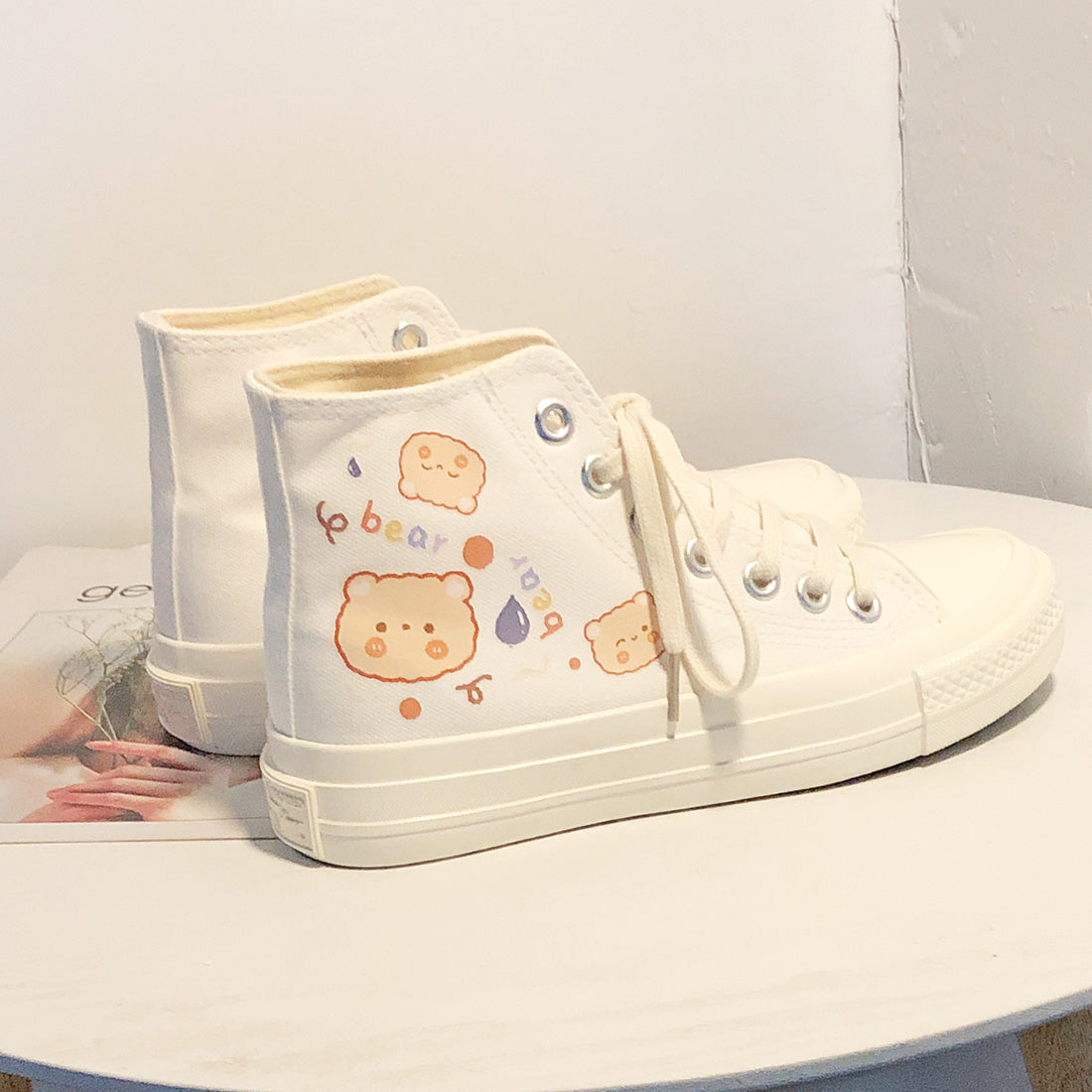 Party Bear High Cut Canvas-Sneaker