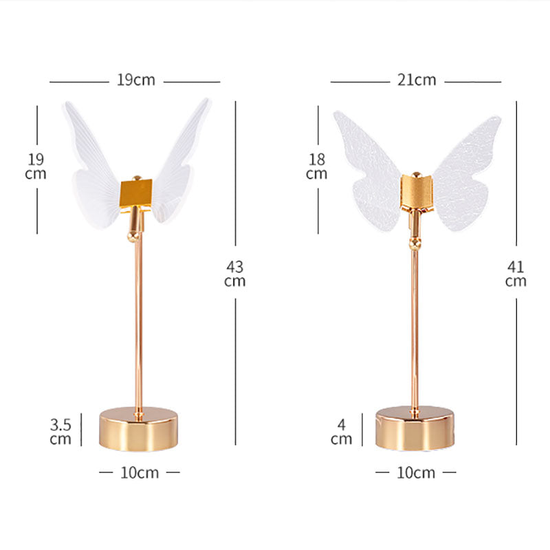 Hübsche Schmetterlings-Tischlampe