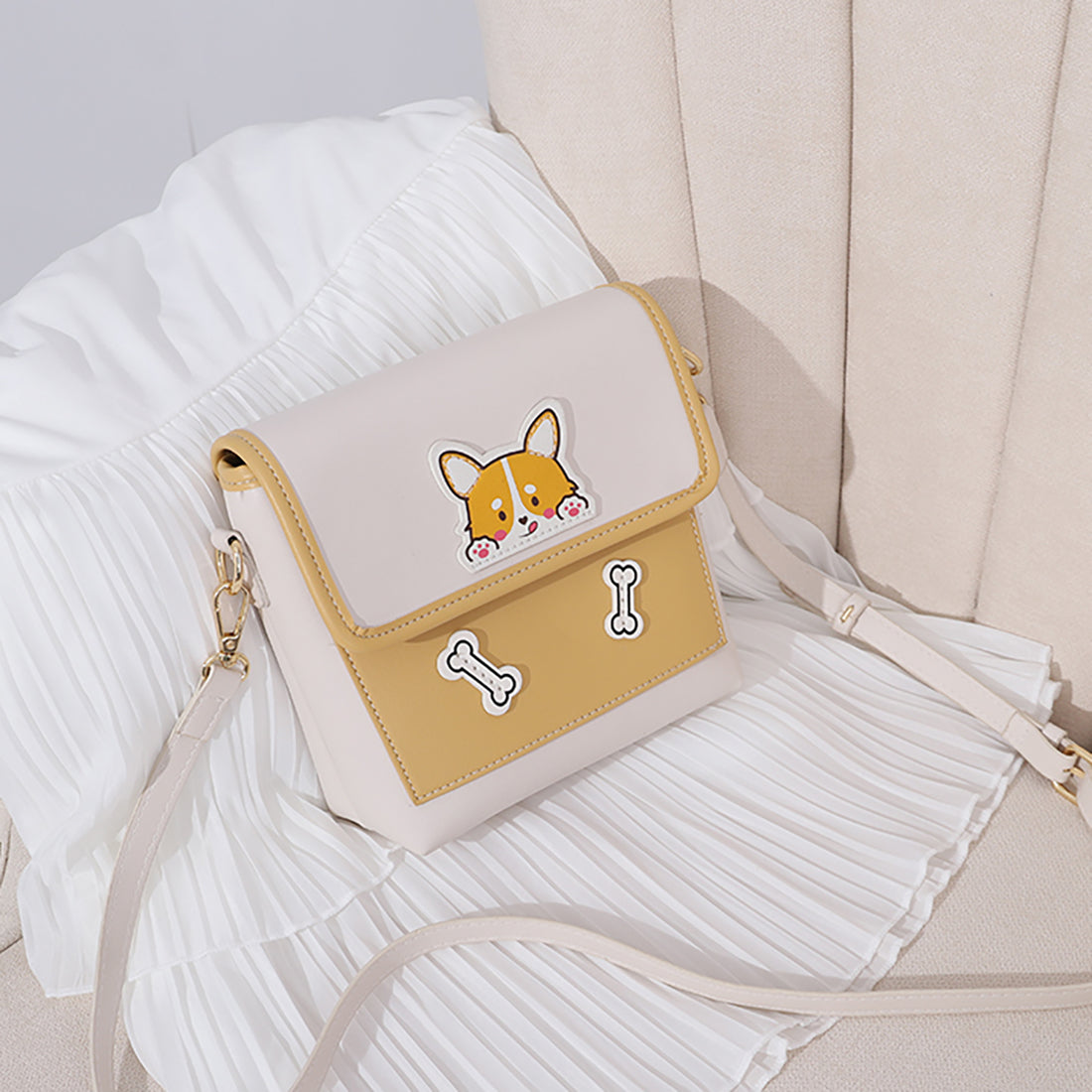 Cute Puppy Crossbody Bag