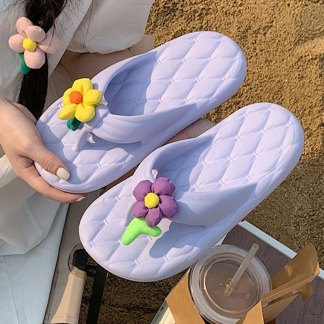 Cute Flower Slipper