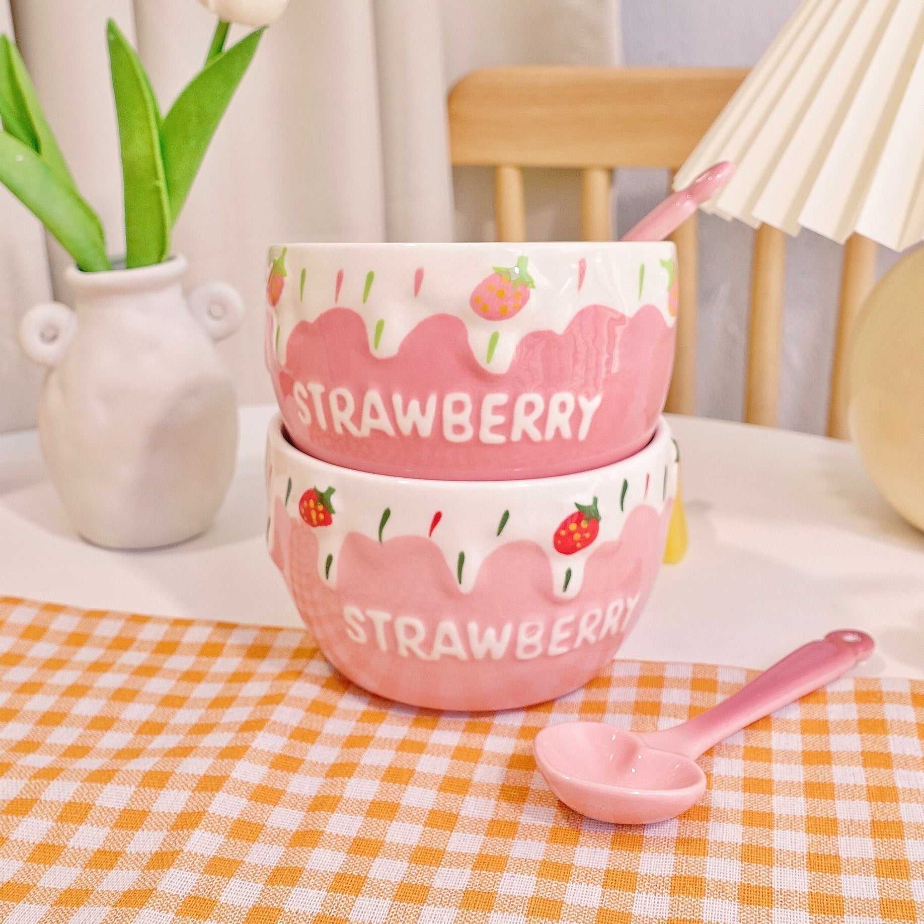 Cute Strawberry Bowls