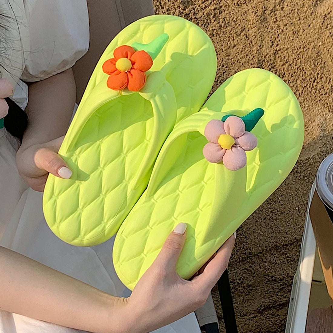 Cute Flower Slipper