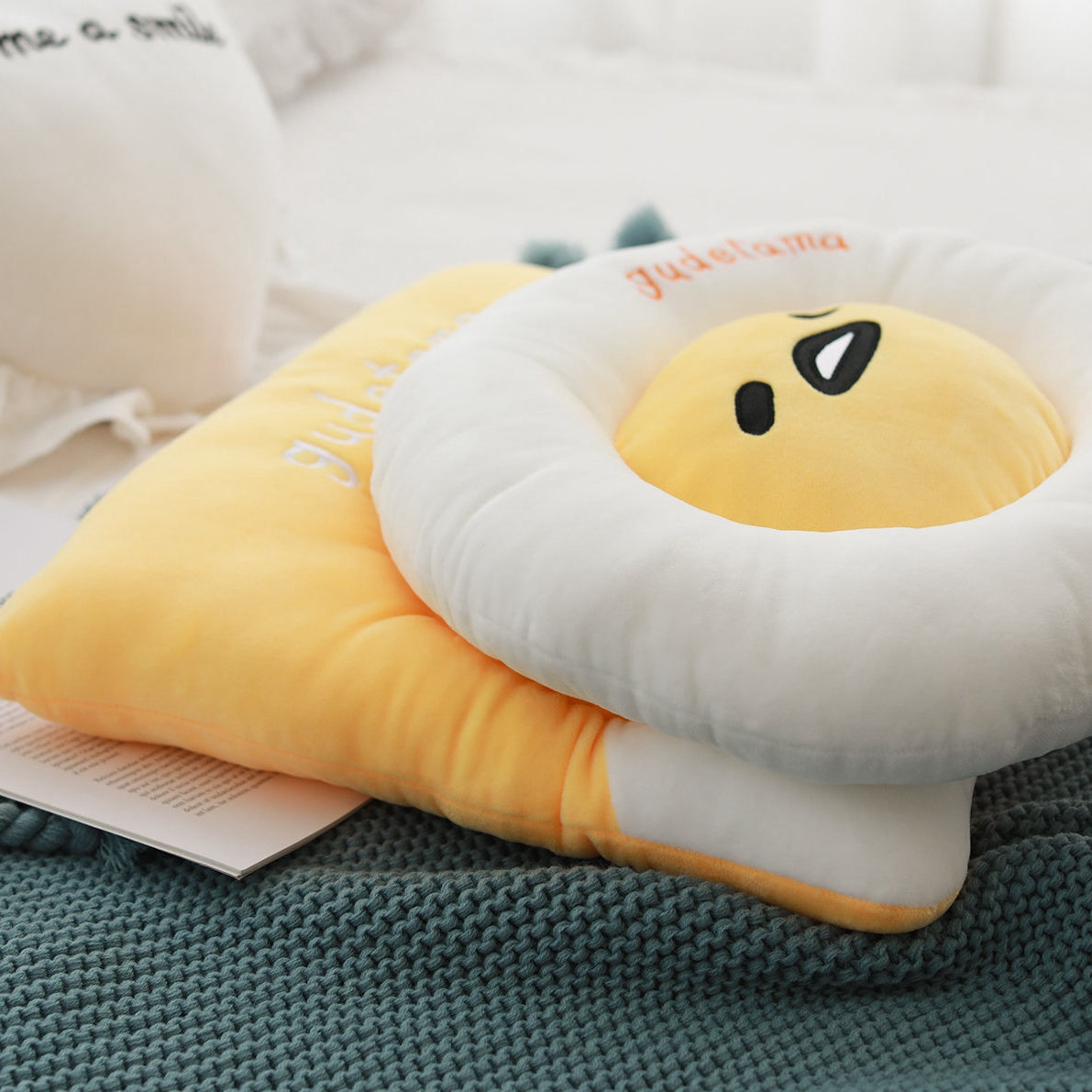 Cojines de asiento Kawaii Gudetama