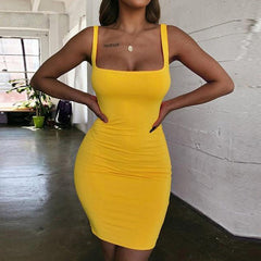 Feel the Sunshine Bodycon Mini Dress