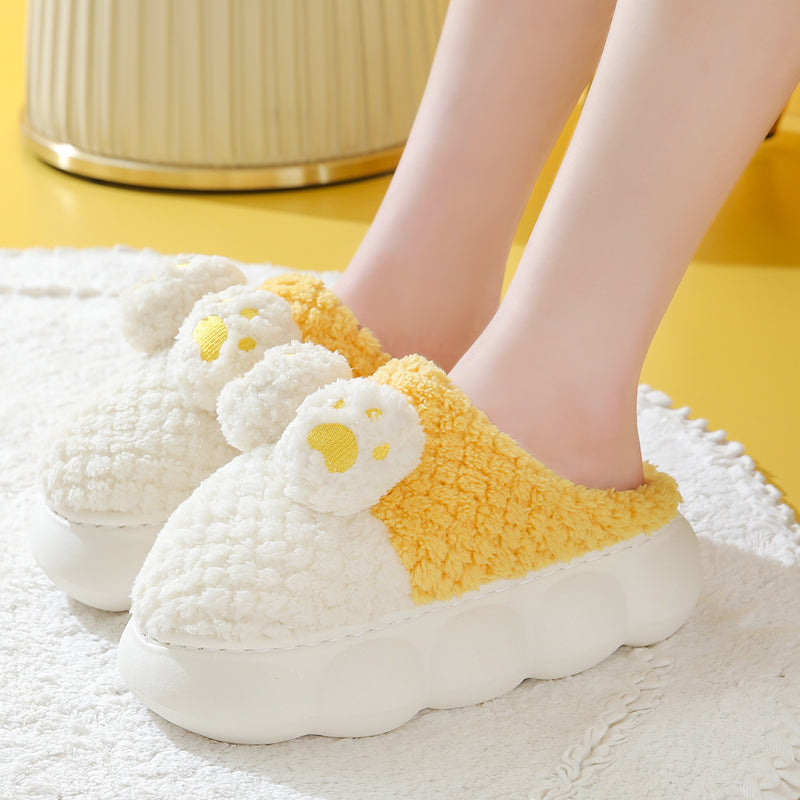 Cute Cat Paw Knit Slipper