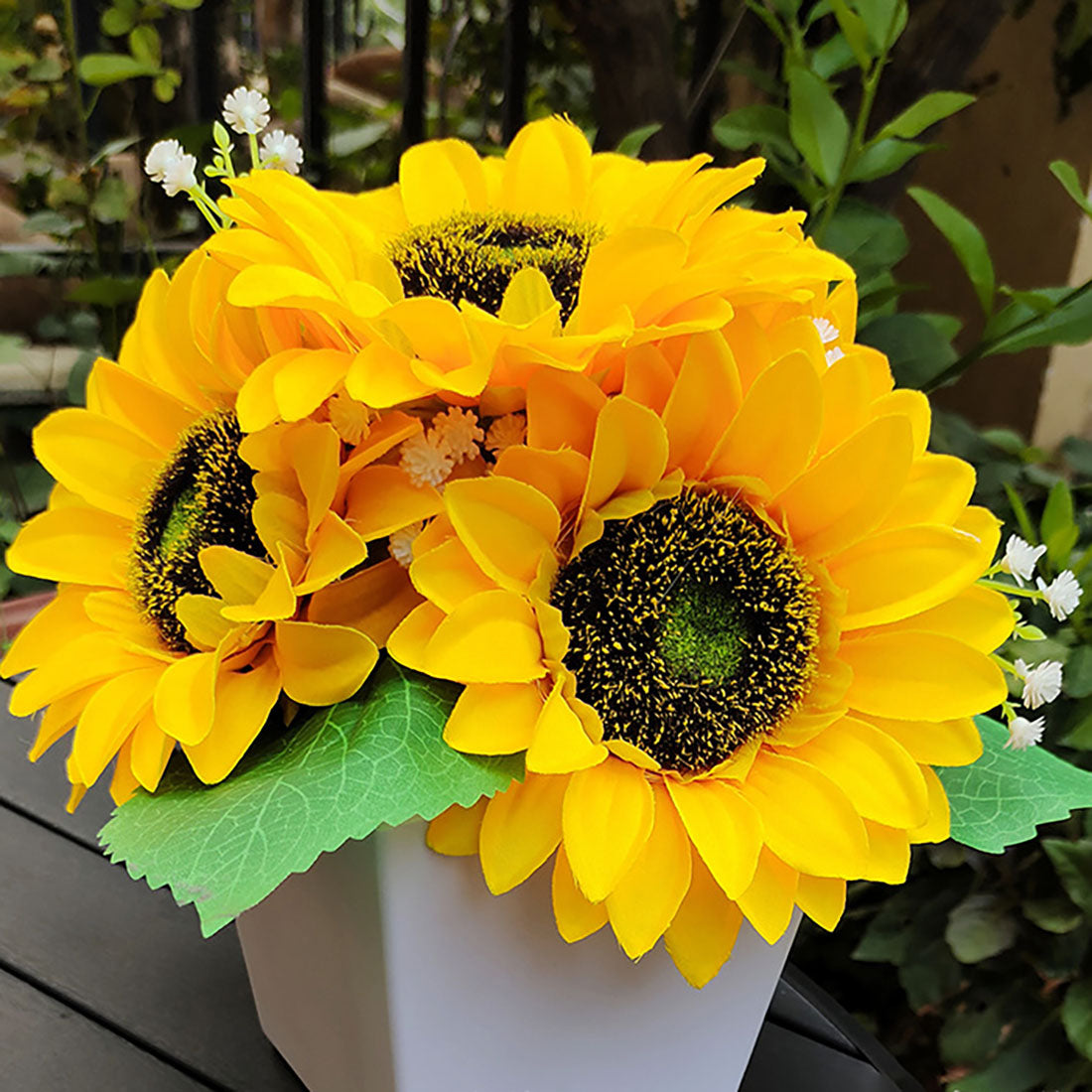 Lumière de Pot de Tournesol Créative