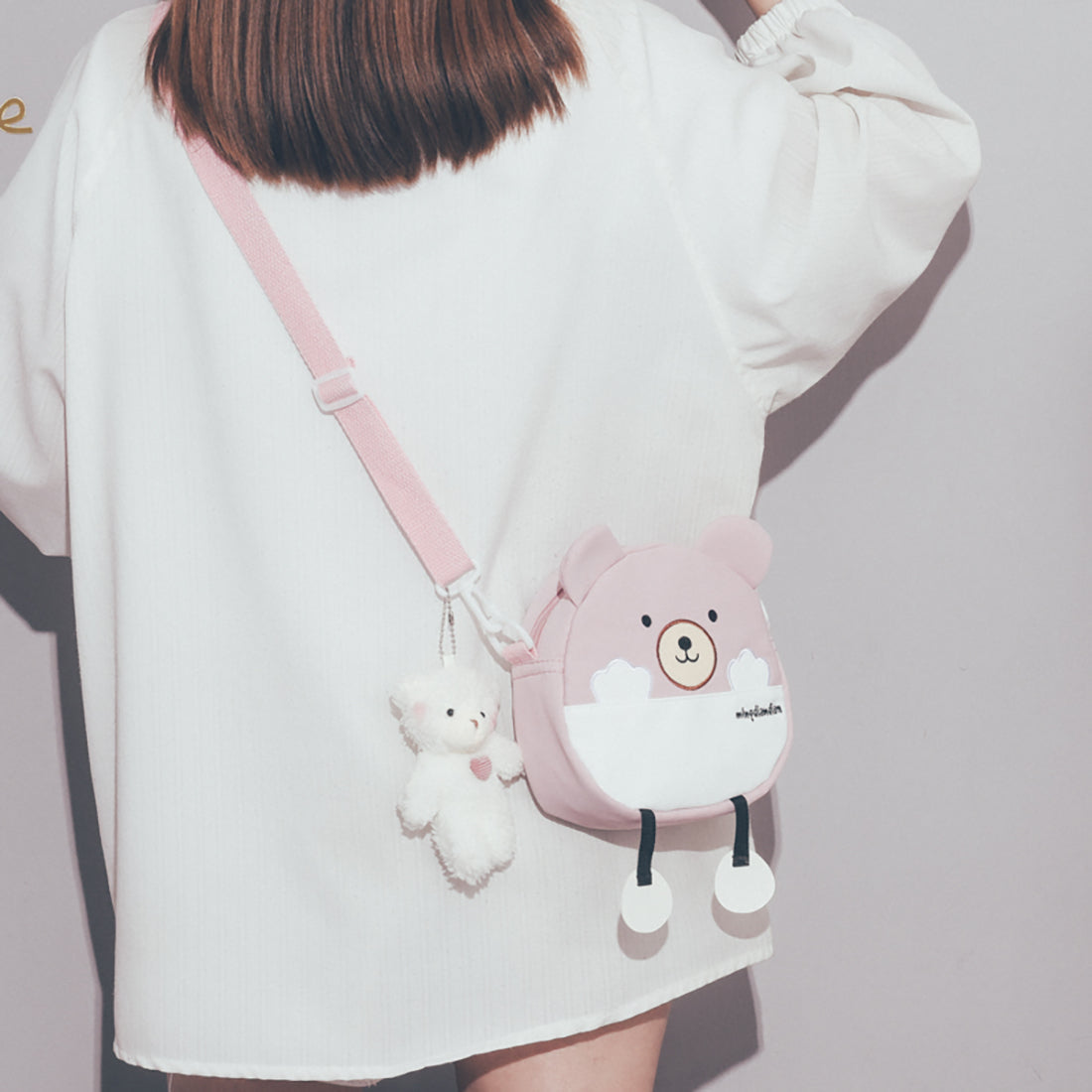 Cute Bear Mini Crossbody Bag