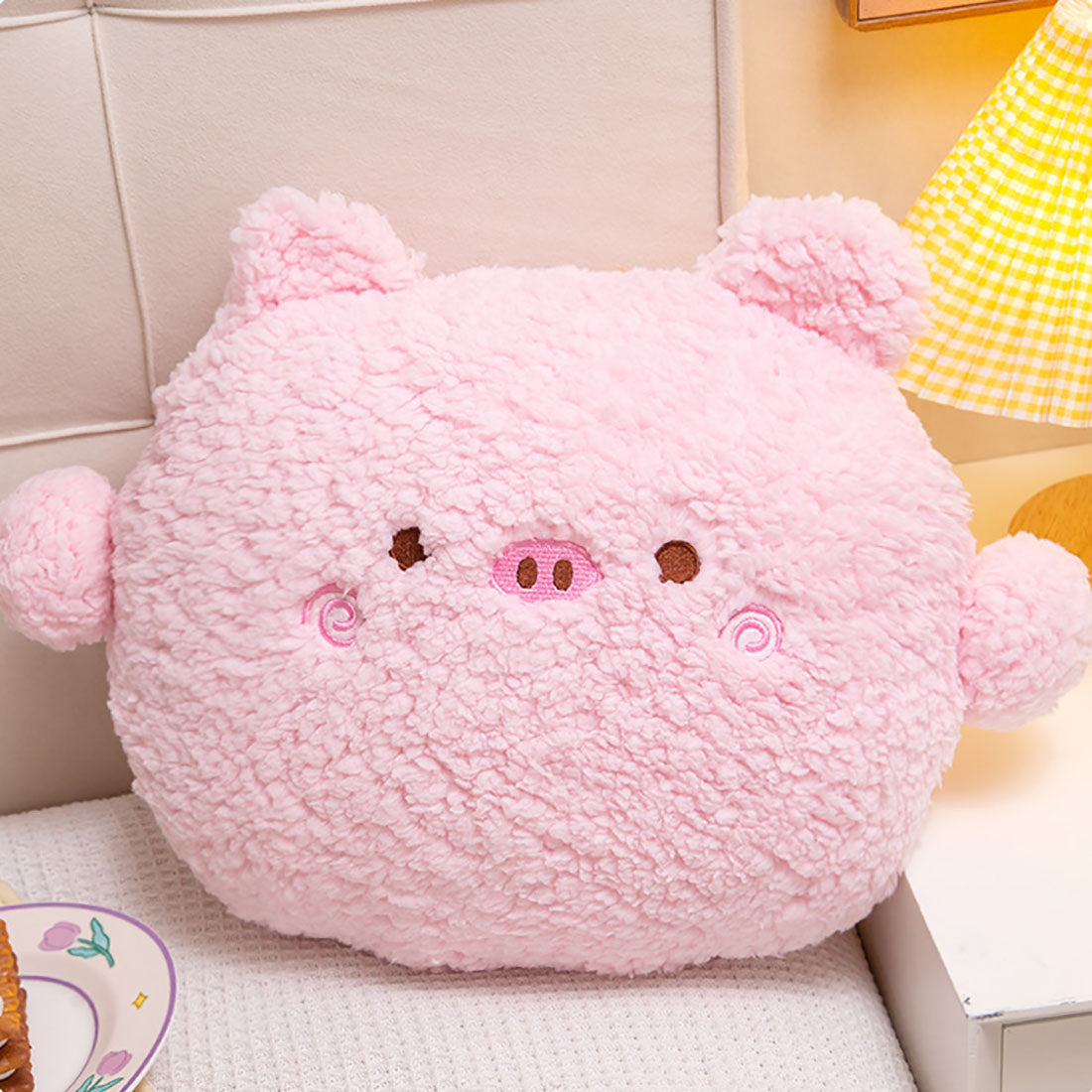 Oreiller en peluche animal mignon