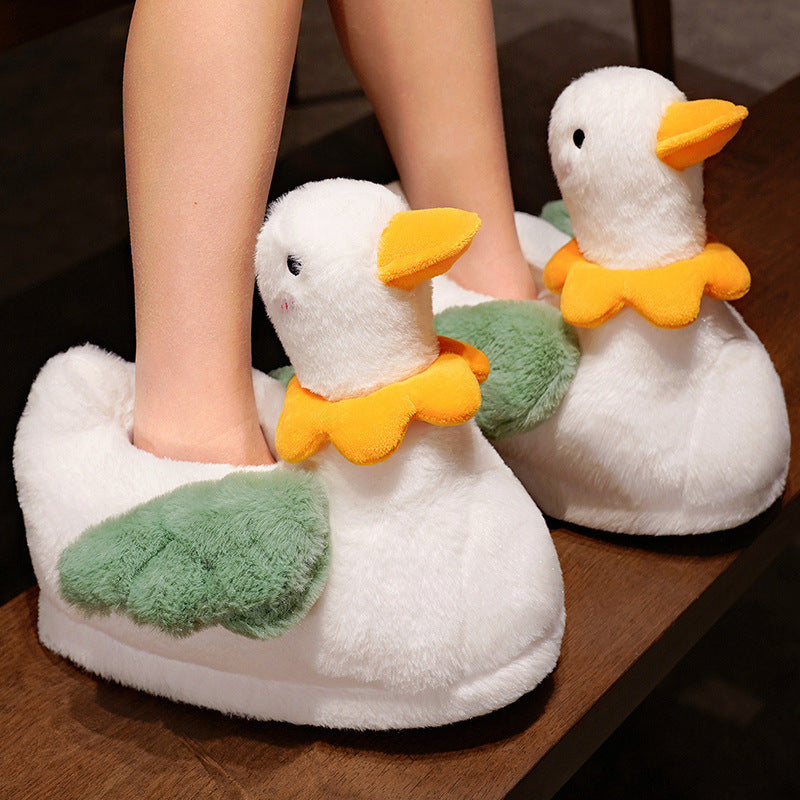 Cute Duck Plush Slipper