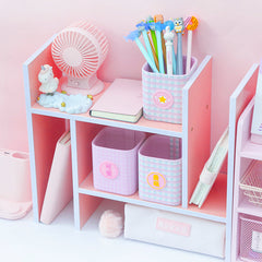 Sweet Pink Irregular Desk Organizer