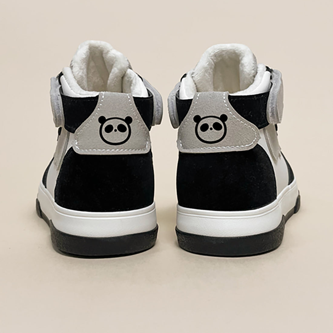 Panda-Plateau-Innenfleece-Sneaker